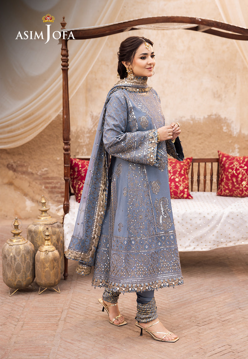 AJCE-12 EMBROIDERED PAPER COTTON 3 PCS | EMBROIDERED | Asim Jofa