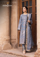 AJCE-12 EMBROIDERED PAPER COTTON 3 PCS | EMBROIDERED | Asim Jofa