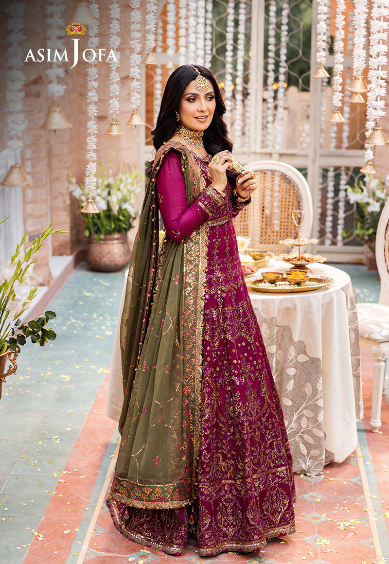 AJJJ-09 EMBROIDERED CHIFFON 3 PCS | EMBROIDERED | Asim Jofa