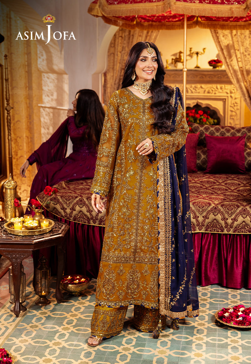 AJJJ-12 EMBROIDERED CHIFFON 3 PCS | EMBROIDERED | Asim Jofa