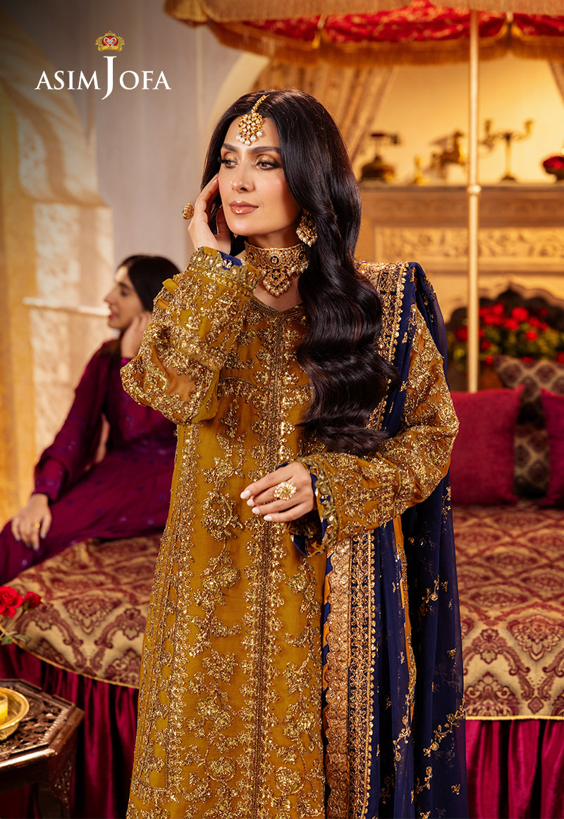 AJJJ-12 EMBROIDERED CHIFFON 3 PCS | EMBROIDERED | Asim Jofa