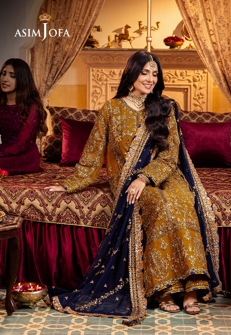 AJJJ-12 EMBROIDERED CHIFFON 3 PCS | EMBROIDERED | Asim Jofa