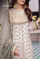 AJCF-17 EMBROIDERED CHIFFON 3 PCS | EMBROIDERED | Asim Jofa