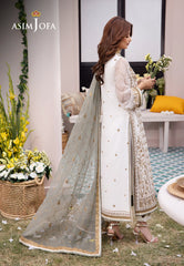 AJCF-17 EMBROIDERED CHIFFON 3 PCS | EMBROIDERED | Asim Jofa