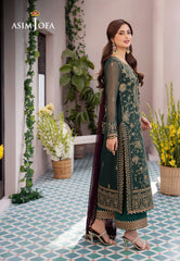 AJCF-10 EMBROIDERED CHIFFON  3 PCS | EMBROIDERED | Asim Jofa