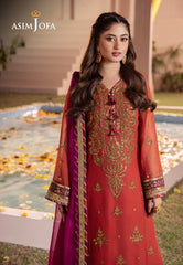 AJCF-24 EMBROIDERED CHIFFON 3 PCS | EMBROIDERED | Asim Jofa