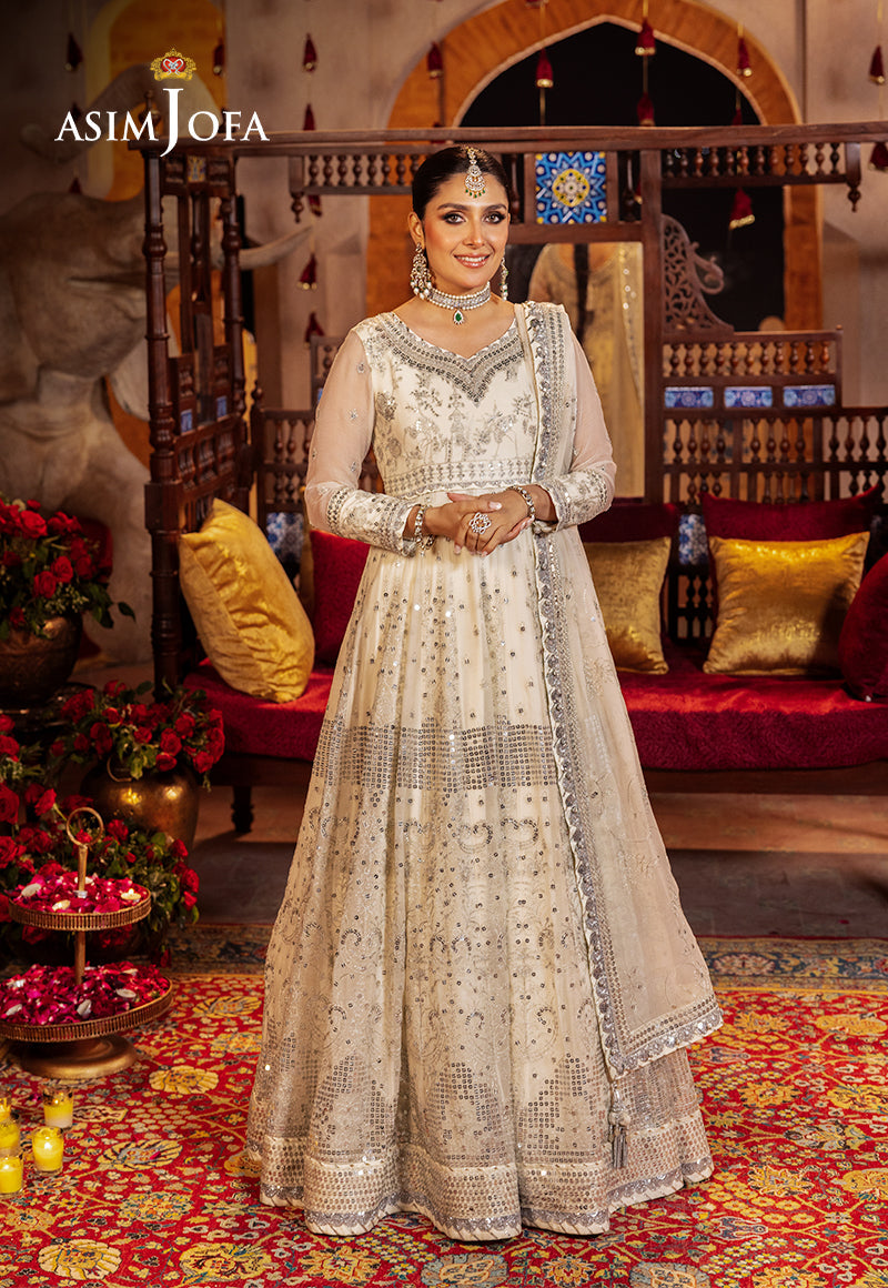 AJJJ-04 EMBROIDERED CHIFFON 3 PCS | EMBROIDERED | Asim Jofa