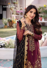 AJCF-18 EMBROIDERED CHIFFON 3 PCS | EMBROIDERED | Asim Jofa