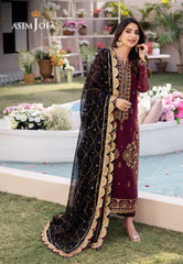 AJCF-18 EMBROIDERED CHIFFON 3 PCS | EMBROIDERED | Asim Jofa