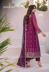 AJCF-19 EMBROIDERED CHIFFON 3 PCS | EMBROIDERED | Asim Jofa