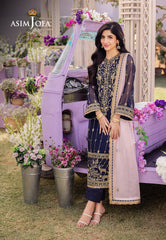 AJCF-09 EMBROIDERED CHIFFON  3 PCS | EMBROIDERED | Asim Jofa