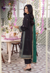 AJCF-21 EMBROIDERED BOSKI SILK 3 PCS | EMBROIDERED | Asim Jofa