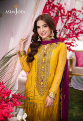 AJMJ-20 EMBROIDERED CHIFFON 3 PCS | EMBROIDERED | Asim Jofa