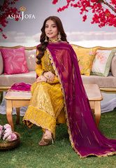 AJMJ-20 EMBROIDERED CHIFFON 3 PCS | EMBROIDERED | Asim Jofa