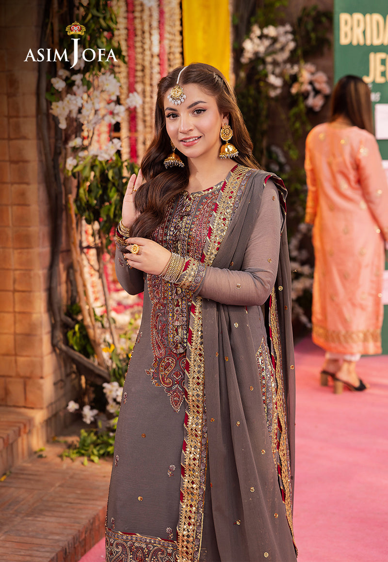 AJMJ-19 EMBROIDERED CHIFFON 3 PCS | EMBROIDERED | Asim Jofa