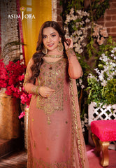 AJMJ-25 EMBROIDERED NET 3 PCS | EMBROIDERED | Asim Jofa