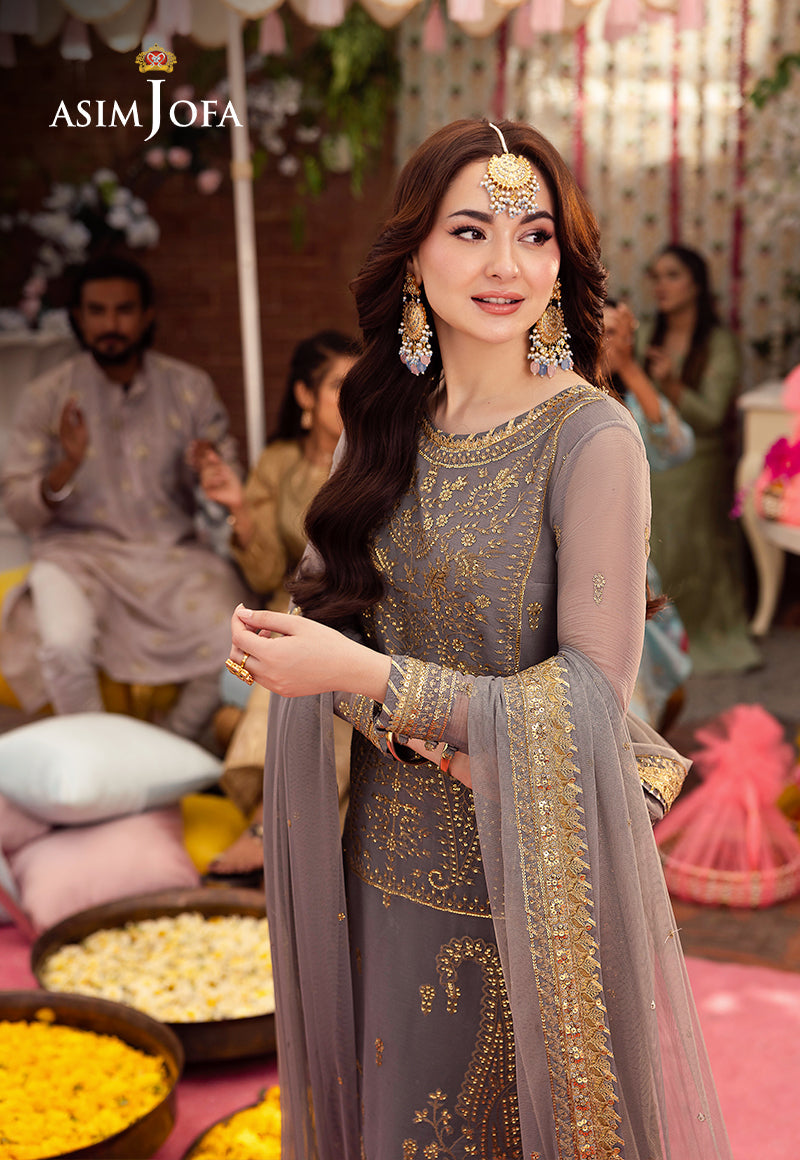 AJMJ-27 EMBROIDERED CHIFFON 3 PCS | EMBROIDERED | Asim Jofa