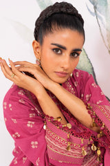 2 Pc Embroidered Cambric Suit With Cambric Trouser | Festive | Al Karam