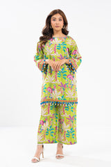 2 Piece Printed Khaddar Suit With Khaddar Trouser | Winter | Al Karam