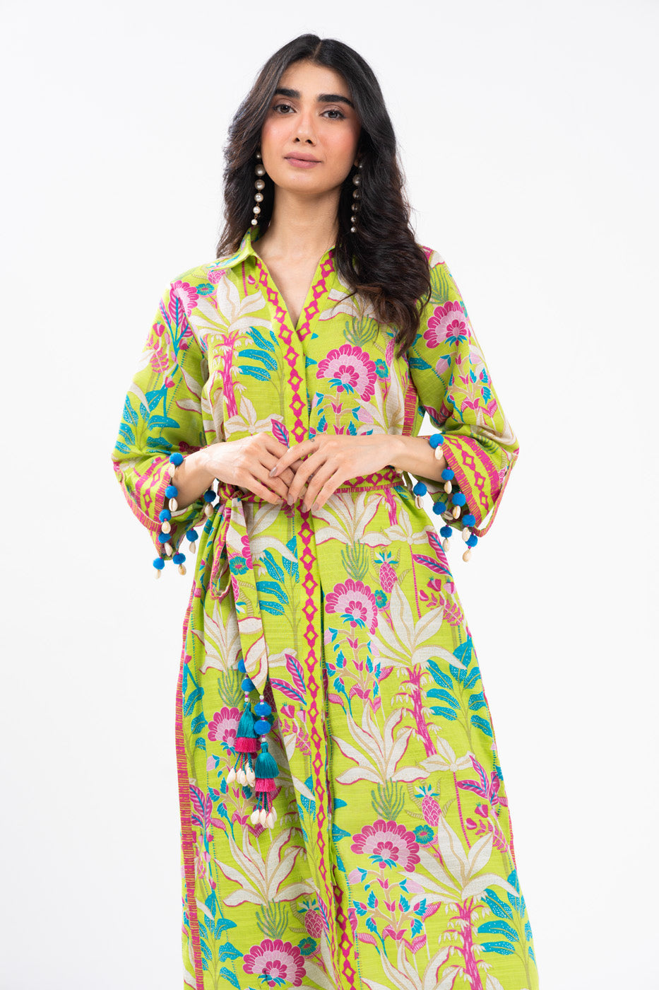 2 Piece Printed Khaddar Suit With Khaddar Trouser | Winter | Al Karam