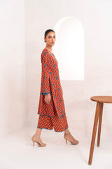 2 Pc Embroidered Lawn Viscose Suit With Lawn Viscose Trouser | Festive | Al Karam