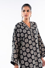 1 Pc Printed Lawn Shirt | Silver | Al Karam