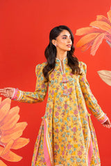 1 Pc Printed Lawn Shirt | Silver | Al Karam