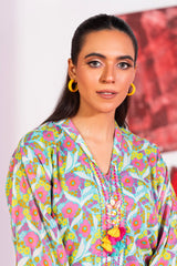 1 Pc Printed Lawn Shirt | Silver | Al Karam