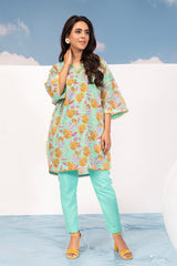 1 Pc Printed Silver Lawn Shirt   | Silver | Al Karam