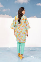 1 Pc Printed Silver Lawn Shirt   | Silver | Al Karam