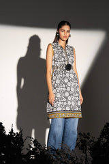 1 Pc Printed Lawn Shirt | Silver | Al Karam