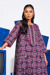 1 Pc Printed Lawn Shirt | Silver | Al Karam