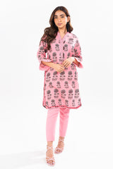 1 Pc Printed Khaddar Shirt  | Silver | Al Karam