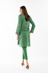 1 Pc Printed Lawn Shirt | Silver | Al Karam