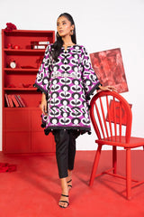 1 Pc Printed Lawn Shirt | Silver | Al Karam