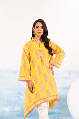 1 Pc Printed Silver Lawn Shirt   | Silver | Al Karam