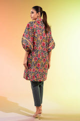 1 Pc Printed Silver Lawn Shirt 