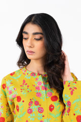 1 Pc Printed Khaddar Shirt | Silver | Al Karam