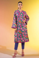 1 Pc Printed Silver Lawn Shirt   | Silver | Al Karam