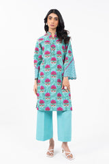 1 Pc Printed Khaddar Shirt | Silver | Al Karam