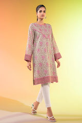 1 Pc Printed Silver Lawn Shirt   | Silver | Al Karam