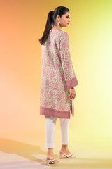 1 Pc Printed Silver Lawn Shirt   | Silver | Al Karam