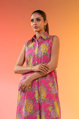 1 Pc Printed Silver Lawn Shirt   | Silver | Al Karam