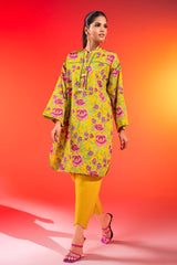 1 Pc Printed Silver Lawn Shirt   | Silver | Al Karam