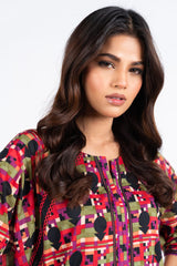 1 Pc Printed Silver Lawn Shirt   | Silver | Al Karam