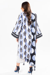 2 Pc Printed Khaddar Shirt With Khaddar Dupatta