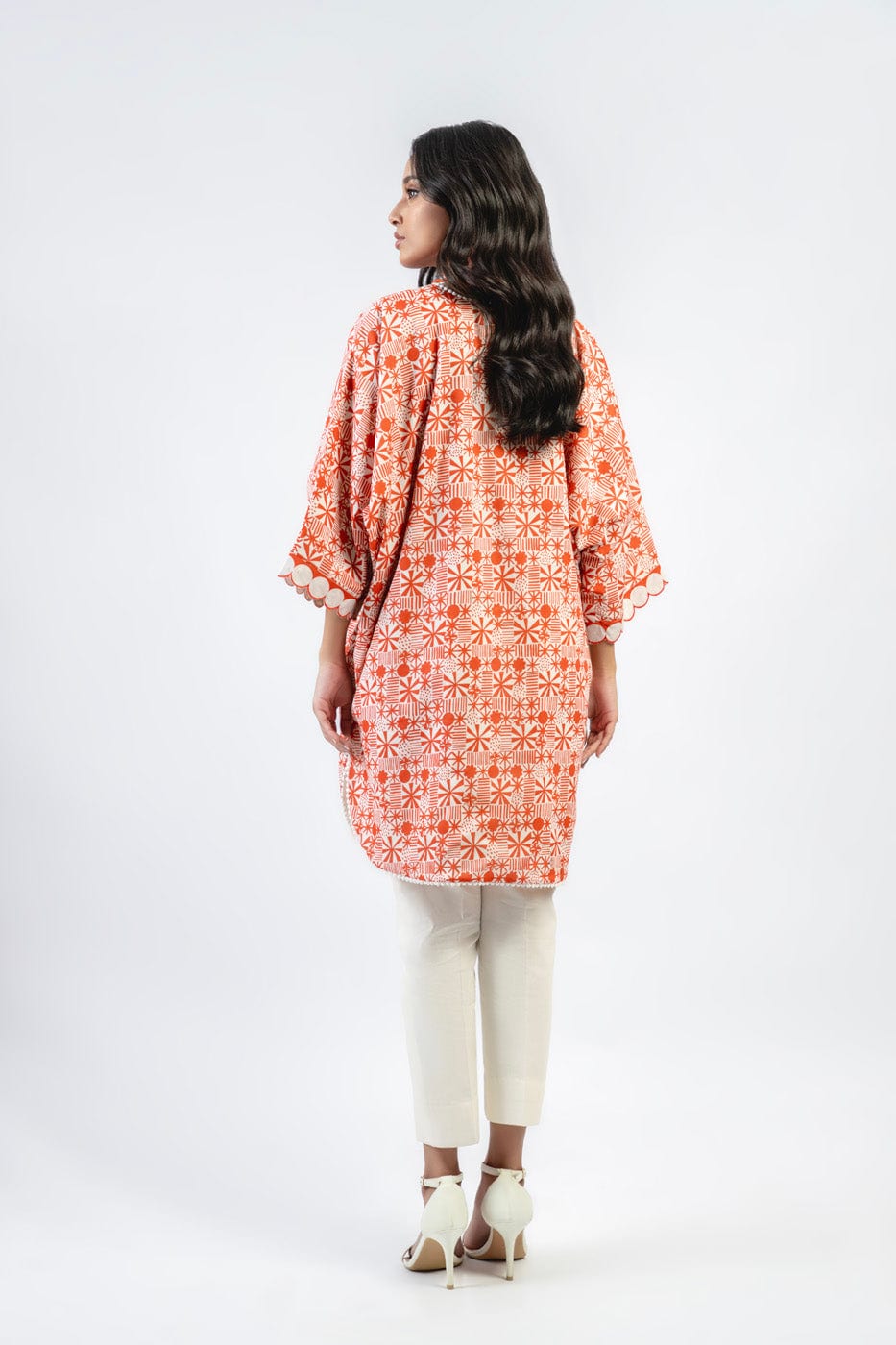 1 Pc Printed Cambric Shirt | Silver | Al Karam