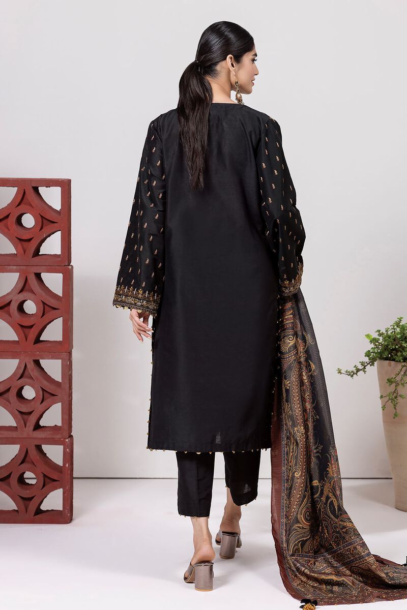 Dull Raw Silk | Embroidered | Khaadi