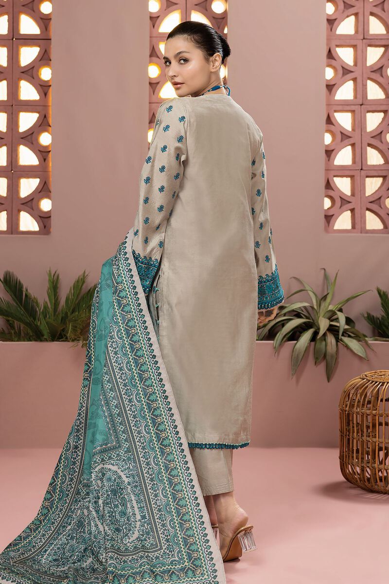 Dull Raw Silk | Embroidered | Khaadi