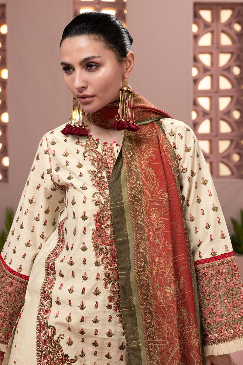 Dull Raw Silk | Embroidered | Khaadi